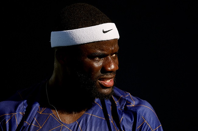 Frances Tiafoe. (Photo by Matthew Stockman/Getty Images)