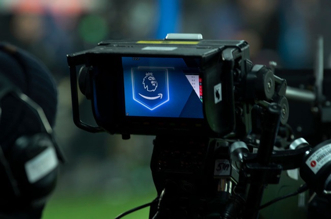 The Premier League logo on a television camera (Getty Images)