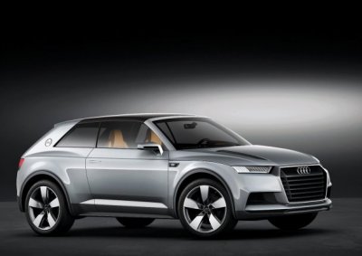 <b>FUTURE OF AUDI IN PARIS:</b> The design and performance elements of the Crosslane Coupe concept could be rolled out in future Audi Q models.
