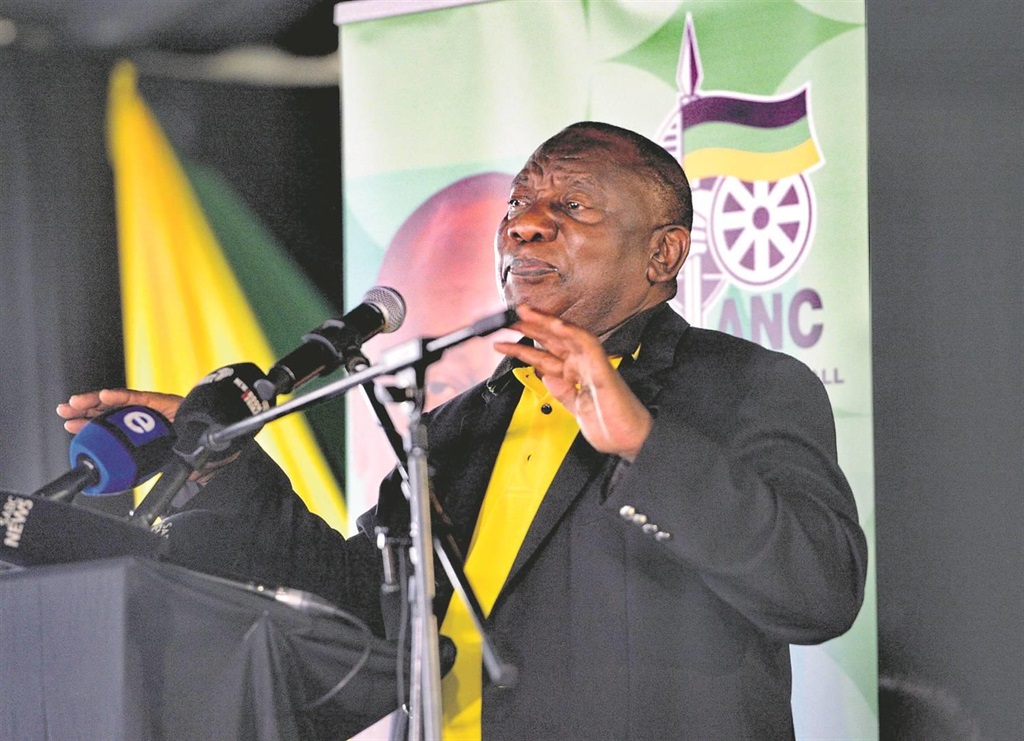 President Cyril Ramaphosa, who is trying to help cops tackle crime. Photo by Trevor Kunene