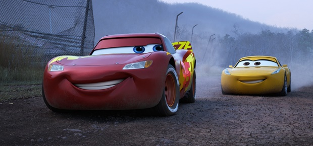 A scene in Cars 3. (Disney)