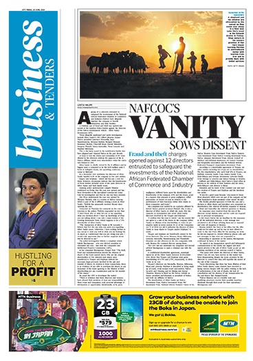 City Press Business front page: June 16 2019