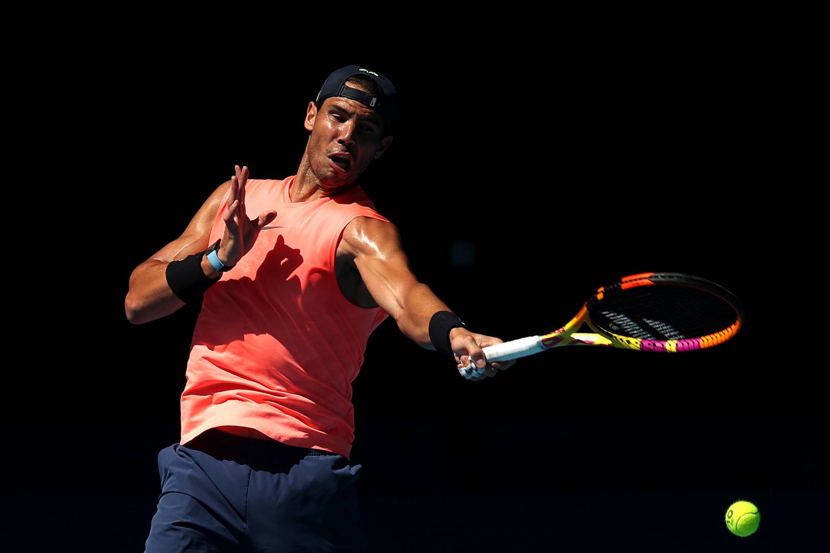 Rafael Nadal gaan die Australiese Ope binne met ’n eerste 2022-titel reeds op sy kerfstok. Foto: Getty Images