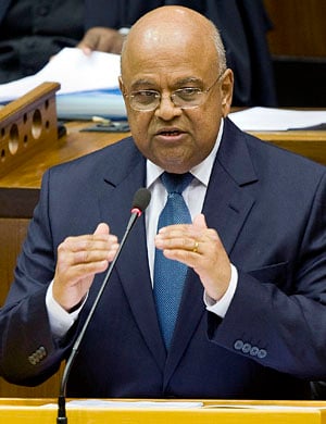 Finance Minister Pravin Gordhan delivers his mini budget against the backdrop of a spate of wildcat strikes that rocked the SA economy  and downgrades by international ratings agencies, Moody's and Standard & Poor's. (AFP)