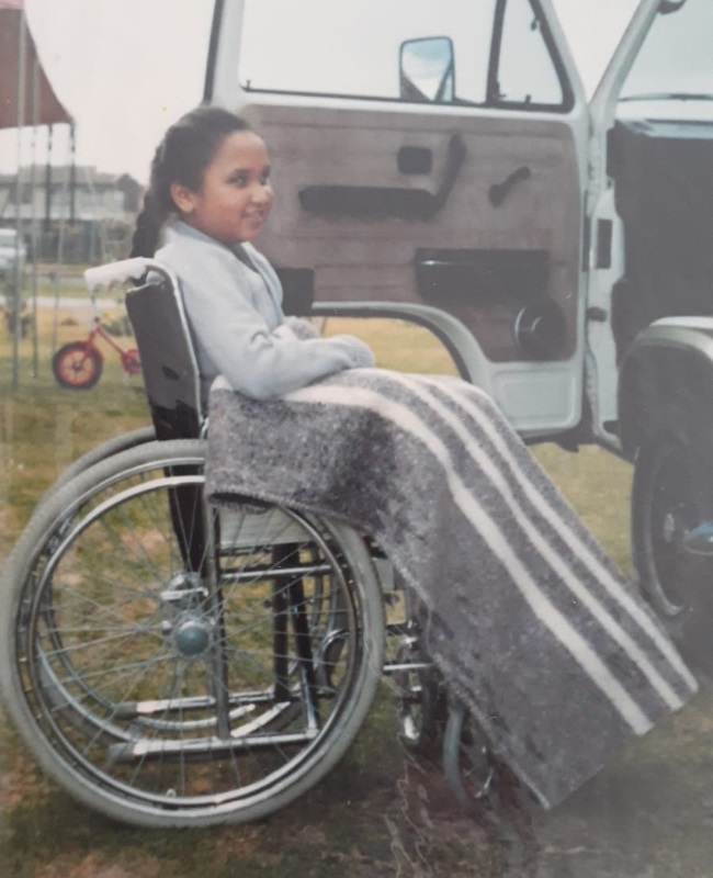 After the horrific car accident she was in at age 10, Shaney had to learn how to walk and talk again. (PHOTO: Supplied) 