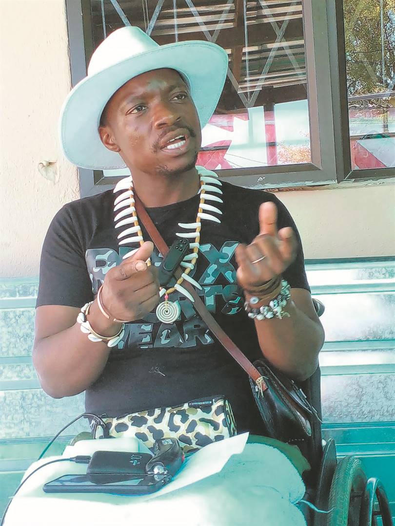 Sangoma Mavusi Gqola said his life was in danger.      Photo by      Lulekwa Mbadamane