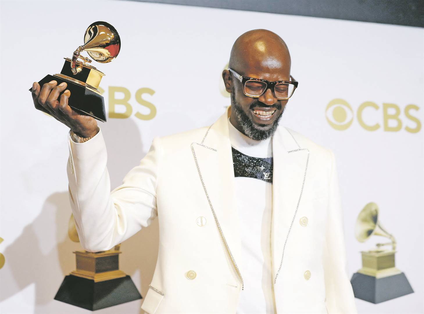 Black Coffee is happy after his album, Subconsciously, earned him a Grammy for Best Dance/Electronic Album at the 64th Grammy Awards, held in Las Vegas in the United States on Sunday, 3 April. ­        Photo by Reuters/Steve Marcus