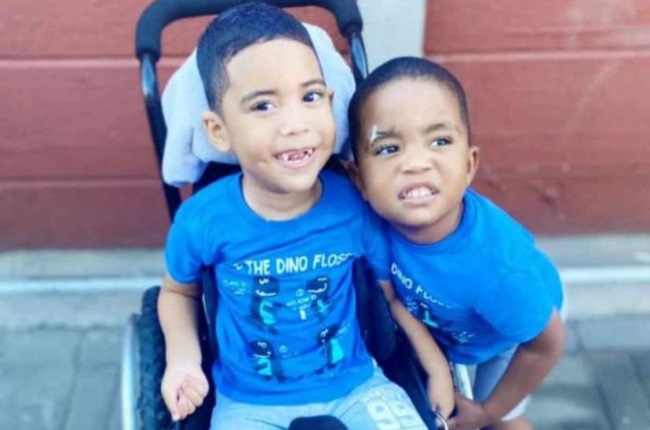 Abdul Hakim Madumbo, pictured with his younger brother, Yakeem, is a living miracle. (PHOTO: Supplied)