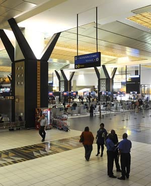OR Tambo Airport (Picture: AFP)