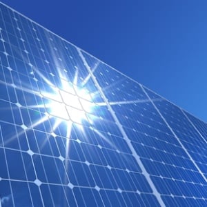 Solar panels from Shutterstock