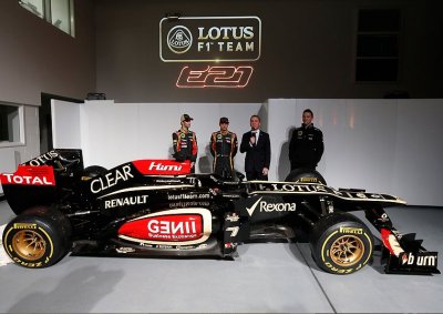 <b>FIRST F1 CAR REVEAL OF 2013:</b> Team Lotus hopes to take on top-tier teams in the 2013 F1 season with its just-launched E21 cars.