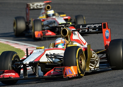 <b>DISMANTLED, DESERTED, SILENT:</b> HRT's assets, bar its engines, are being sold off as the team exits Formula 1.