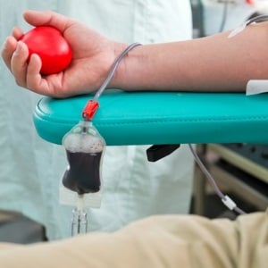 Donating blood from Shutterstock