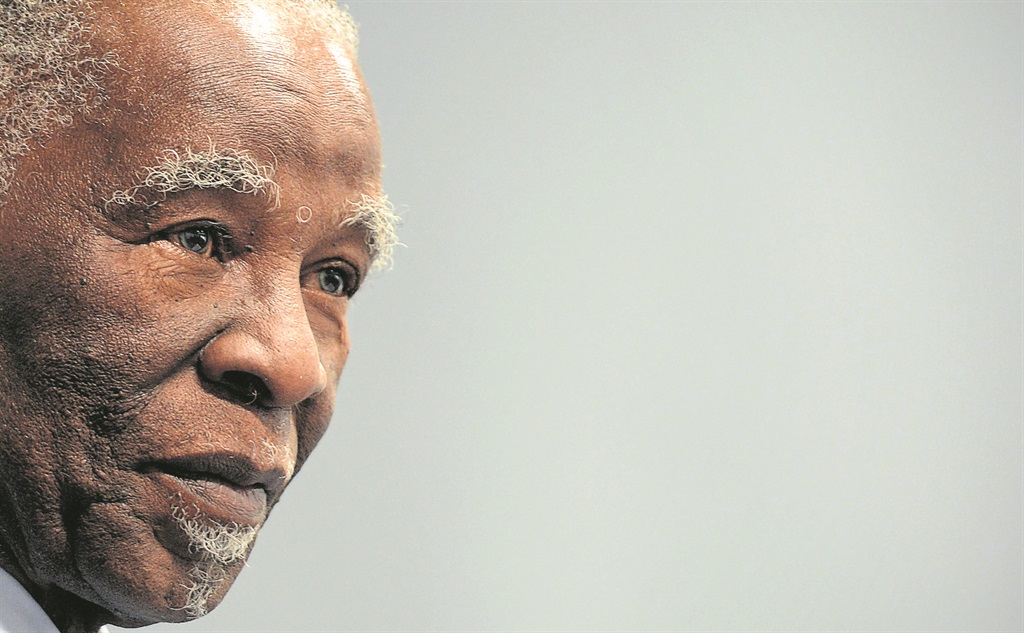 Former President Thabo Mbeki addressing high school kids from Westerford High Rondebosch, 07 July 2015, Cape Town South Africa. Picture: Denvor de Wee