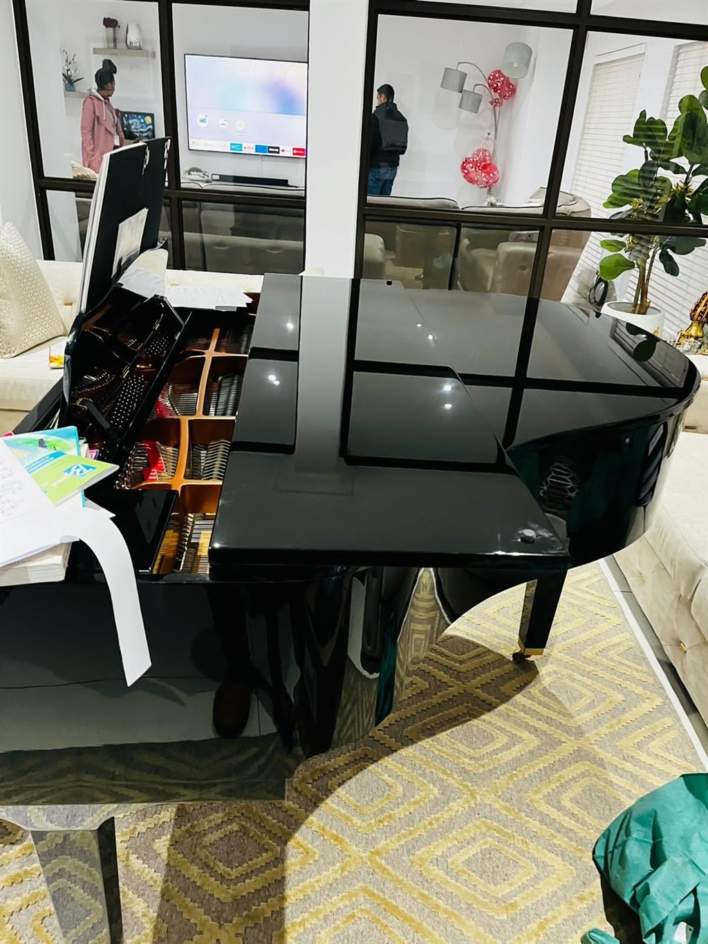 Shiny black grand piano seized by NPA during bust