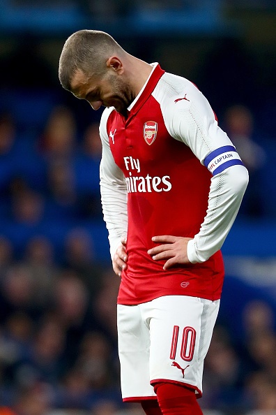 Jack Wilshere will miss today’s match against Bournemouth due to an ankle injury. 