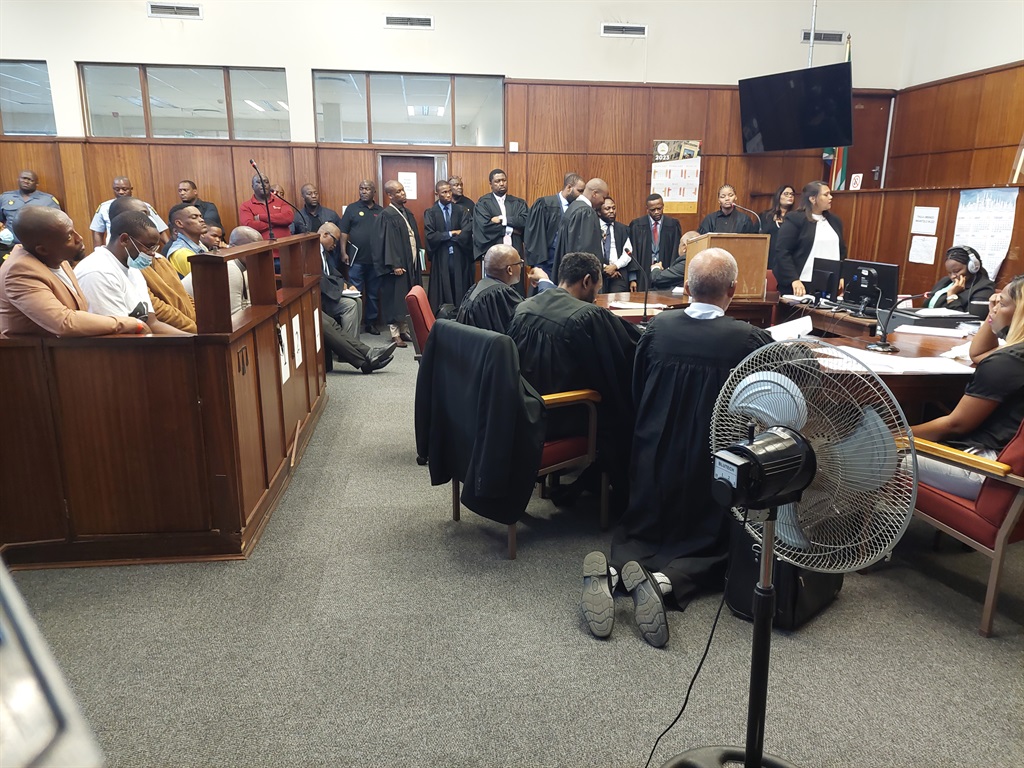 Multiple lawyers were present as the Durban magist