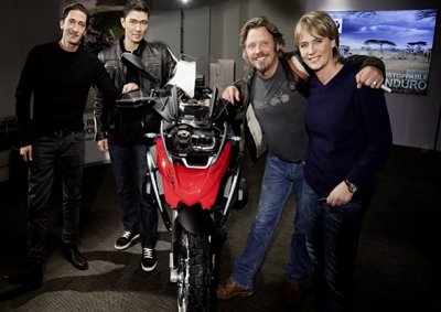 <b>THE ESTEEMED PANEL:</b> Meet the judges who selected the winners with the new BMW R 1200 GS to be used during the trip are (from left) Adrian Brody, Rick Yune, Charley Boorman and Jutta Kleinschmidt.