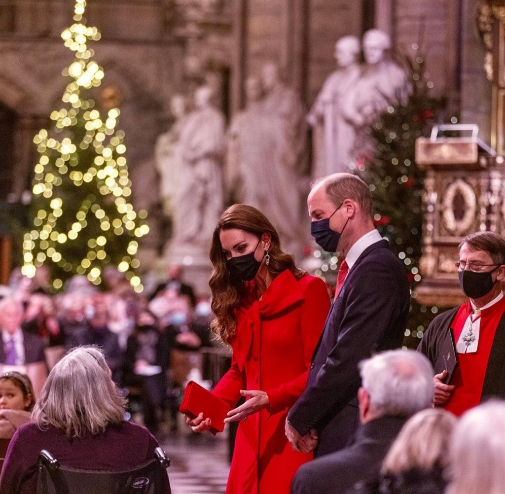 The Duke and Duchess of Cambridge attend a Christm