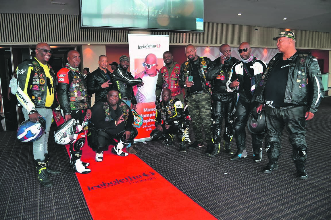 The Ilembe MCC biker club wanted to escort Mampintsha to his final resting place, out of appreciation for his contribution to Durban’s cultural life. Photo: Supplied
