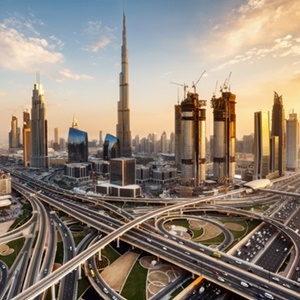 Skyline of Dubai. (iStock)