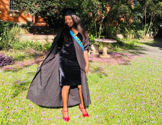 KZN woman graduates with a bachelor's degree at the same university she  cleans | You