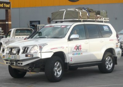  <b>THE ADVENTURE BEGINS:</b> A total of nine vehicles set off from the Continental Tyre SA head office in Port Elizabeth headed for the overnight stop at Gariep Dam. 