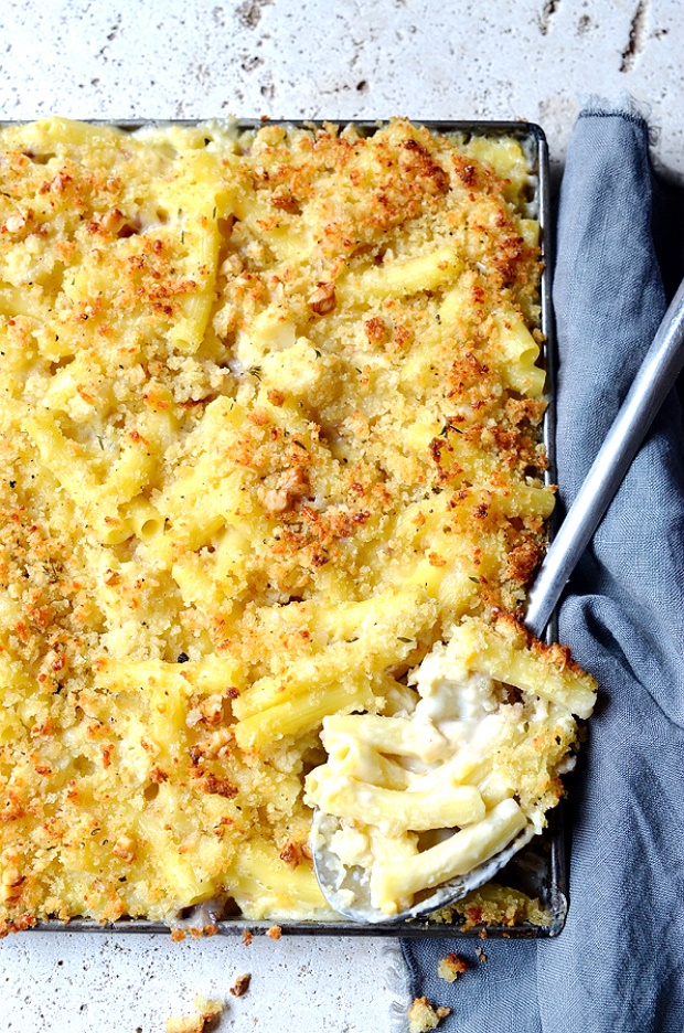 baked cauliflower macaroni cheese recipe