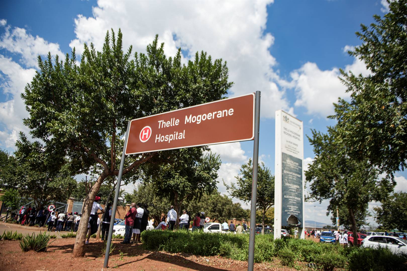 Thelle Mogoerane Regional Hospital staff are bearing the brunt of a shortage of healthcare providers at the facility. Photo: Rosetta Msimango/City Press 