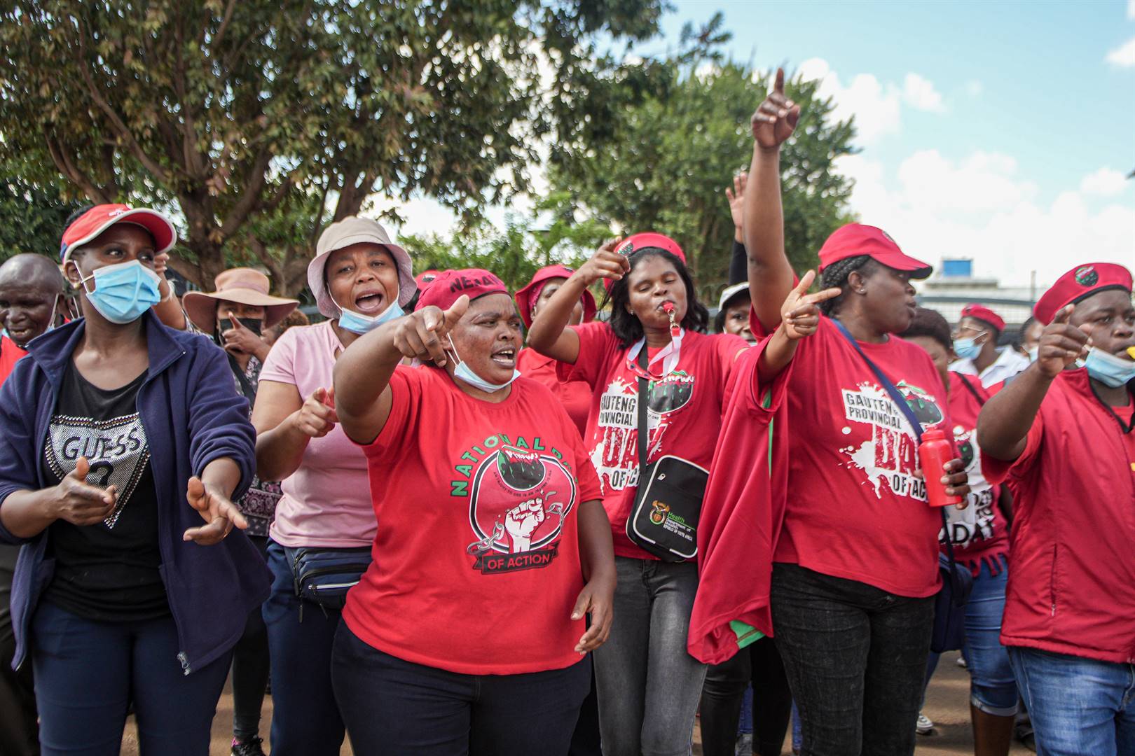 Disgruntled healthcare workers are demanding government to intervene at the Thelle Mogoerane Hospital in Vosloorus. Staff shortages have crippled the facility, leaving patients stranded. Photo: Rosetta Msimango/City Press 