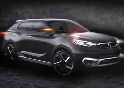 <b>WHAT A HOTTIE:</b> Yes, you read the headline correctly. This IS a SsangYong - the SIV-1 Concept - all set for the 2013 Geneva auto show in March.