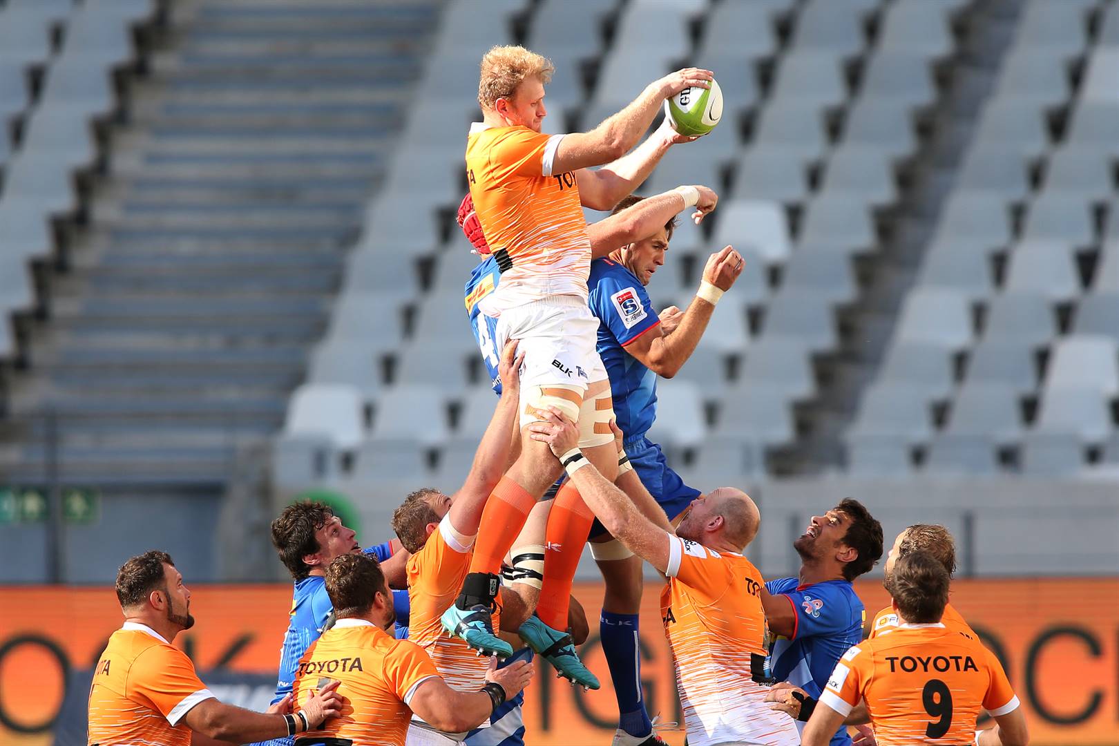 Die Cheetahs hoop steeds op ’n plan om internasionale rugby te speel. Foto: Gallo Images