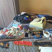 Tsotsis bust with stolen goods and guns