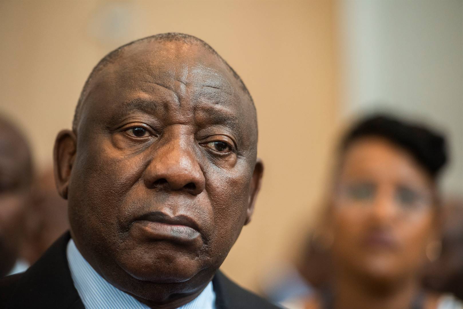 President Cyril Ramaphosa of South Africa.  