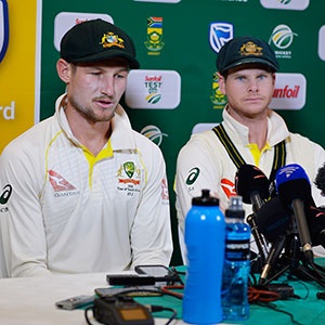 Cameron Bancroft and Steve Smith (Gallo Images)