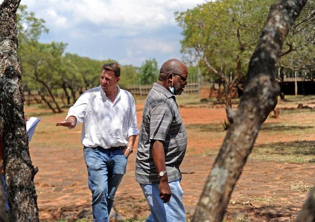 Conrad van Eyssen and Mapoko Mabelane. Photo: Tebogo Letsie/City Press