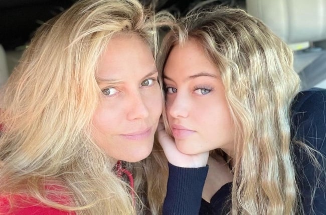 Heidi Klum with her teen daughter, Leni Klum, who hopes to become a supermodel like her mother. (PHOTO: Heidi Klum / Instagram)
