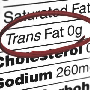 Cutting down on trans fats could lower dementia risk. 