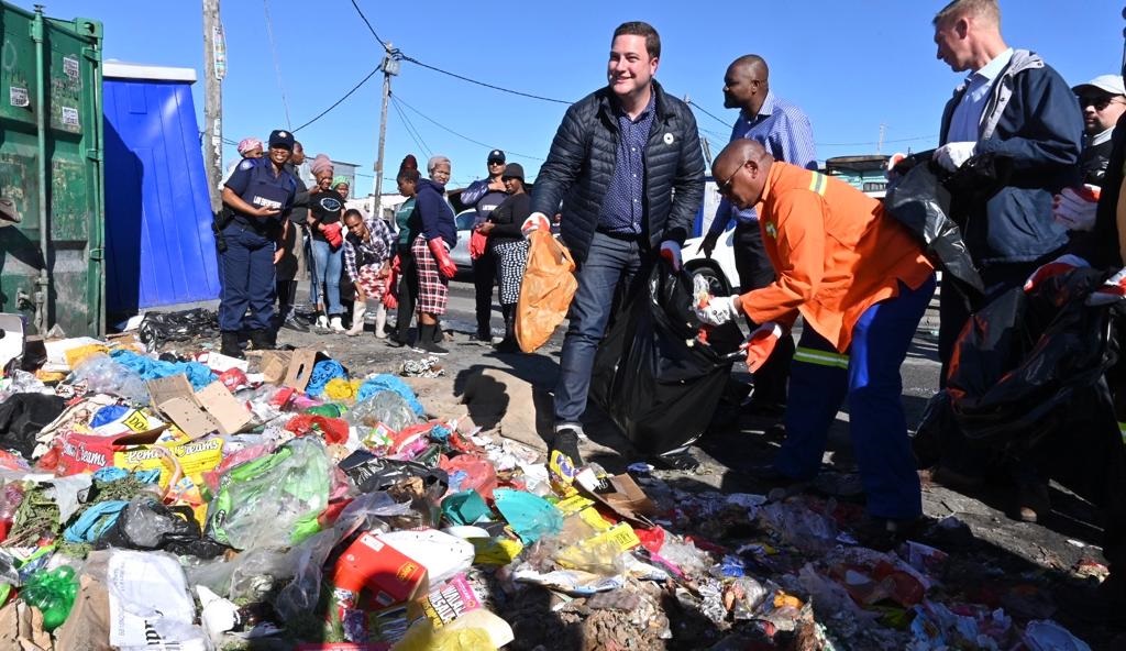 Cape Town mayor Geordin Hill-Lewis joined City was