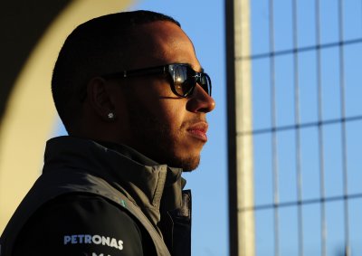 <b>BRIGHT FUTURE AHEAD:</b> Lewis Hamilton did good on the last day of testing by getting the best lap time. <i>Image: AFP</i>