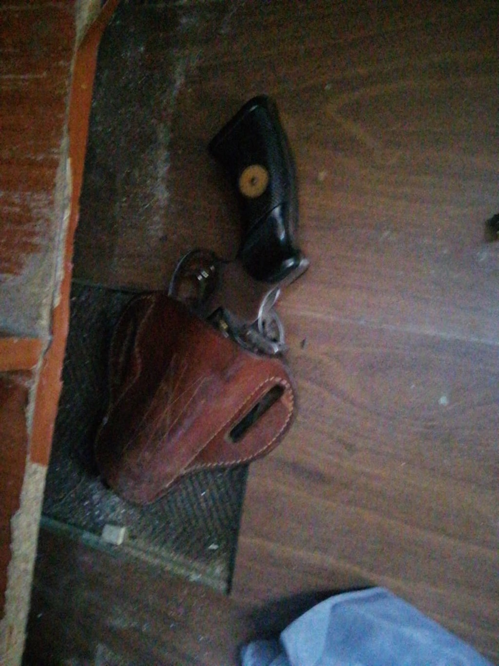 Pistol found on a person in Tafelsig, Cape Town.