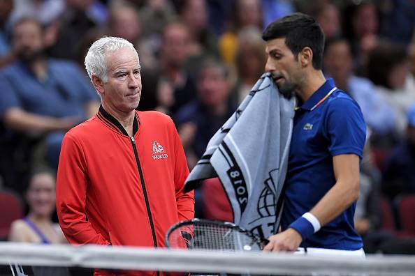 John McEnroe is nie beïndruk met hoe die Aussies Novak Djokovic behandel het nie.  Foto: Getty Images