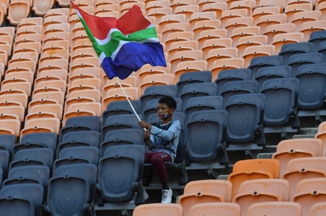 Bafana Bafana's support has been dwindling due to the team's poor showing, evident in the poorly attended friendly against Sierra Leone in 2022 at FNB Stadium.  (Photo by Lefty Shivambu/Gallo Images)