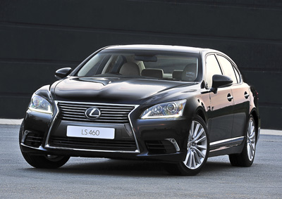 <B>PIMPED:</B> The new Lexus LS 460 is out with some fancy trimmings, all worth it's R1.2-million price tag.