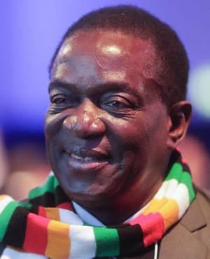 Zimbabwean President Emmerson Mnangagwa.  (Markus Schreiber, AP)