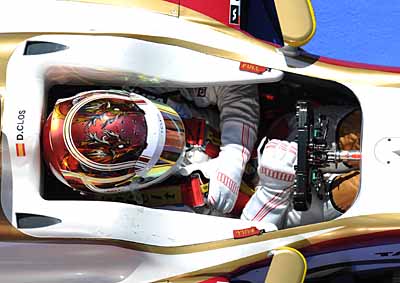 <b>FULL INSTRUMENTATION:</b> Well, there was in this HRT car in 2012, but 2013 F1 drivers have had no "flag warning" system for four consecutive GP races. <i>Image: AFP</i>
