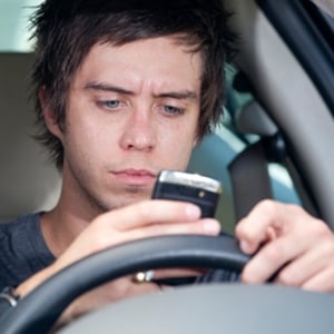 Texting while driving is highly unsafe. 