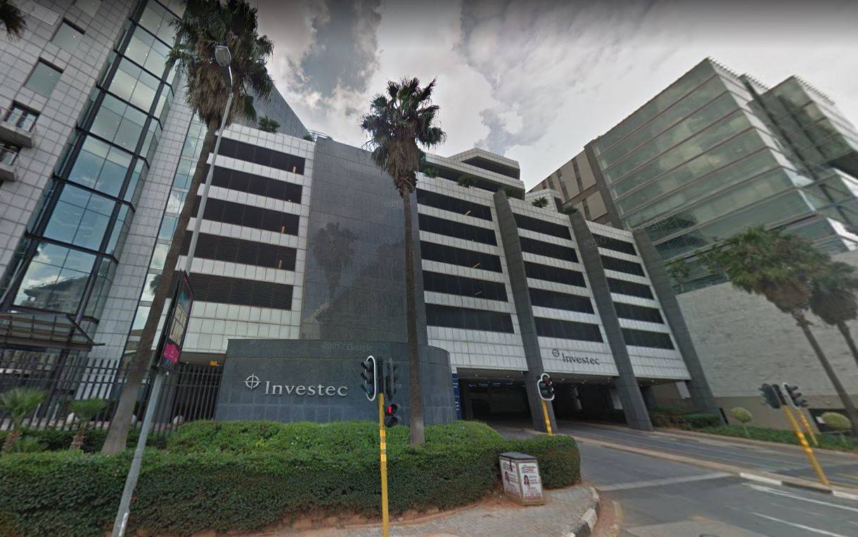 Investec offices in Sandton, Johannesburg. Photo: File