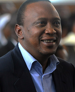 Kenya's new president Uhuru Kenyatta. (File, AFP)