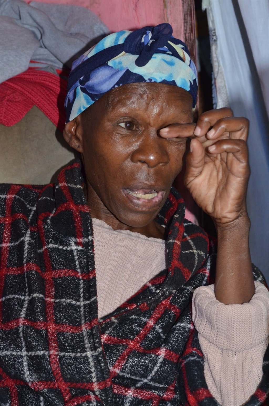 Nozuko Qonga said her mother was eaten by rats. Photo and videos by Lulekwa Mbadamane